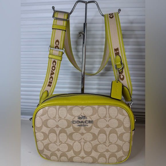 Coach Handbags - Coach Lemon and Beige Crossbody Bag